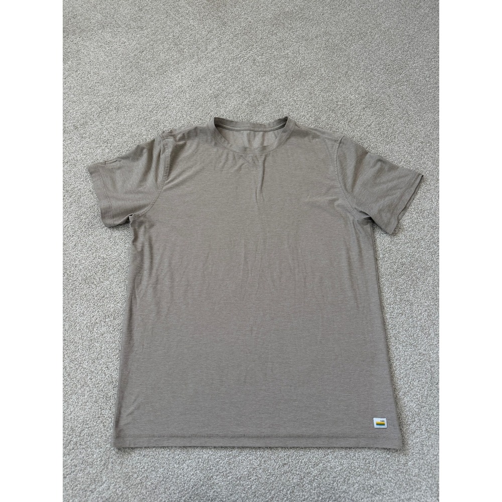 Vuori Men's Short Sleeve Tee in Taupe